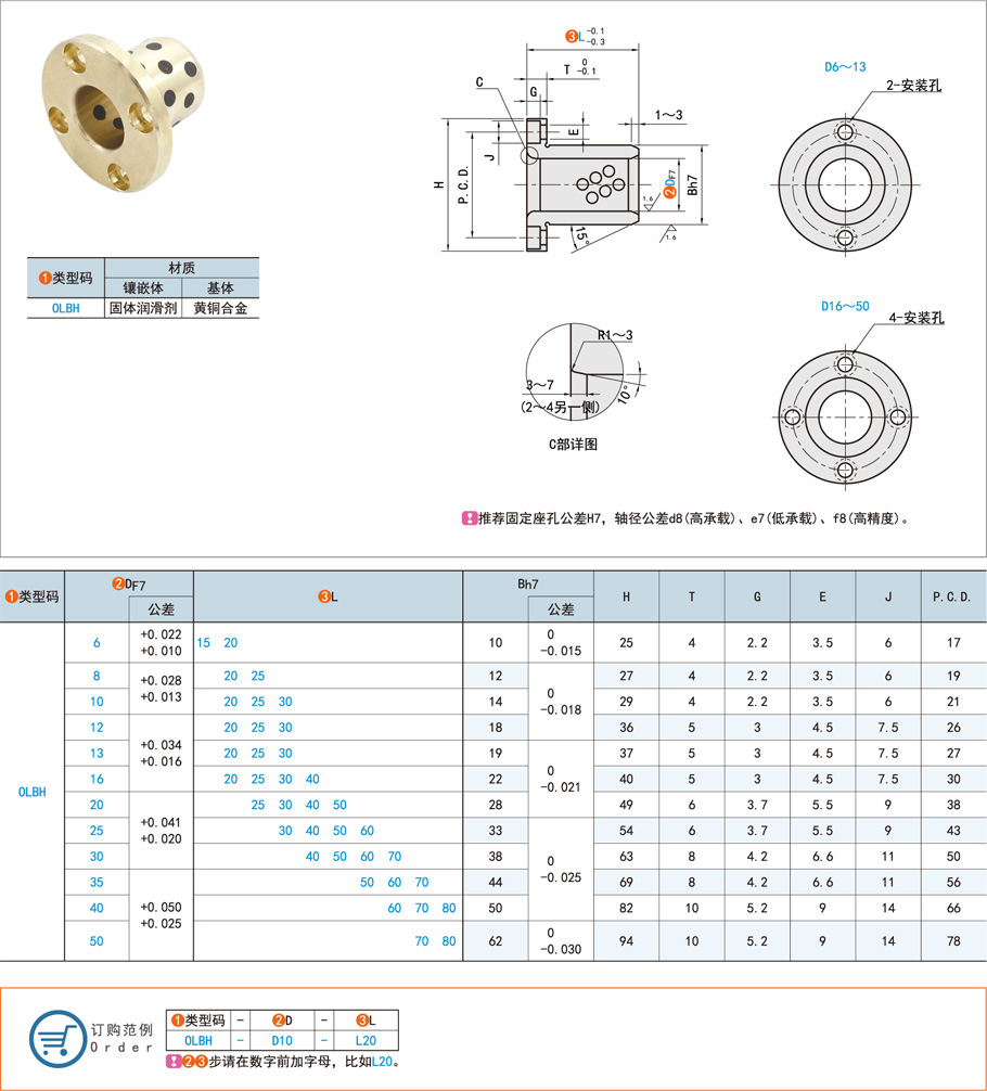 銅合金型無油襯套的工作環境要求 銅合金型無油襯套的工作環境要求