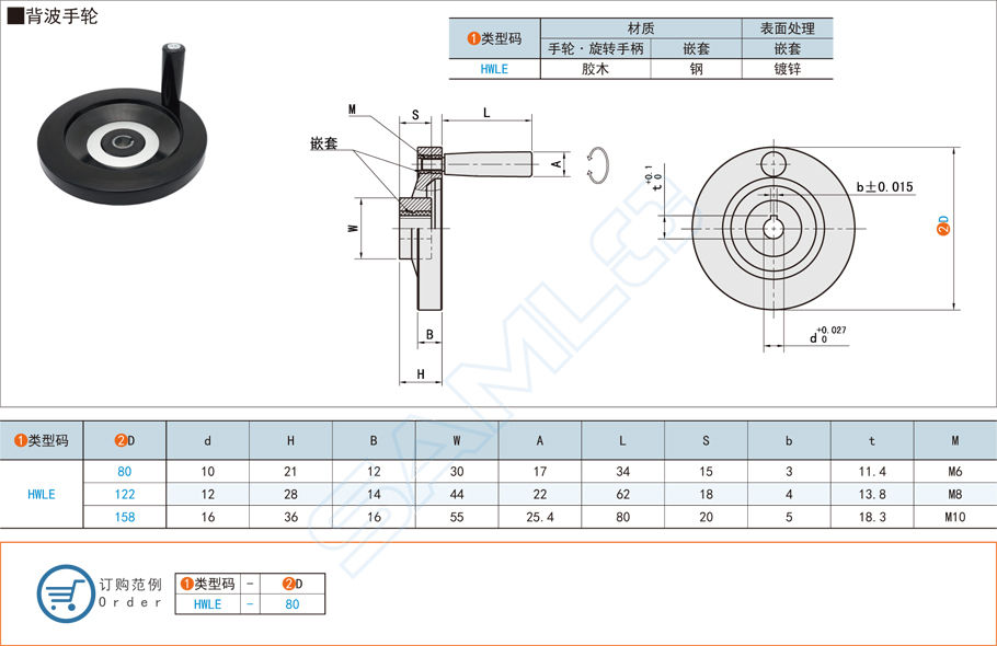 機械標準件背波手輪的安裝方法