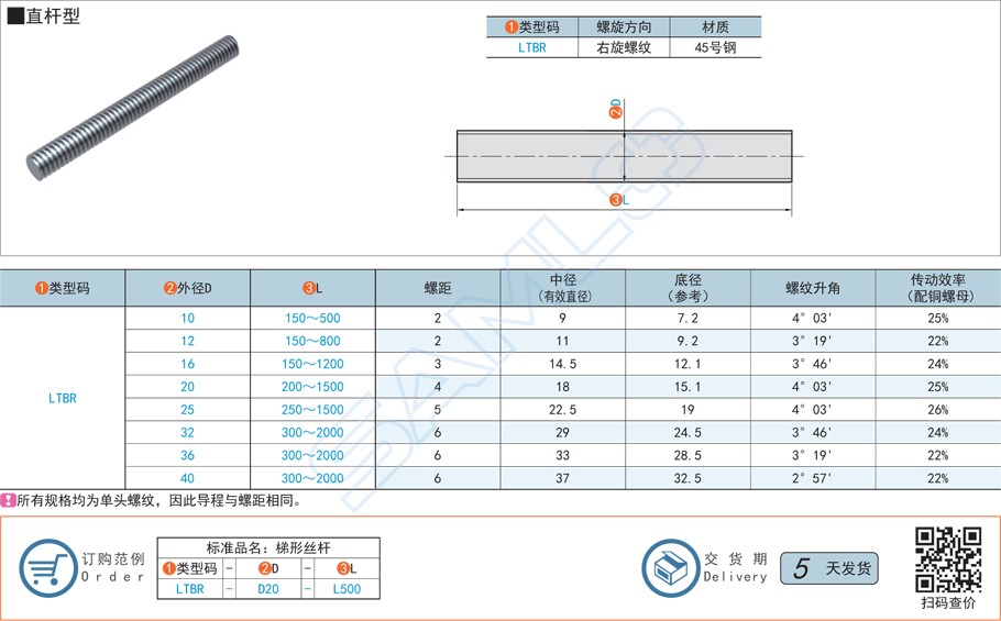 梯形絲桿與滾珠絲桿的區別是什么